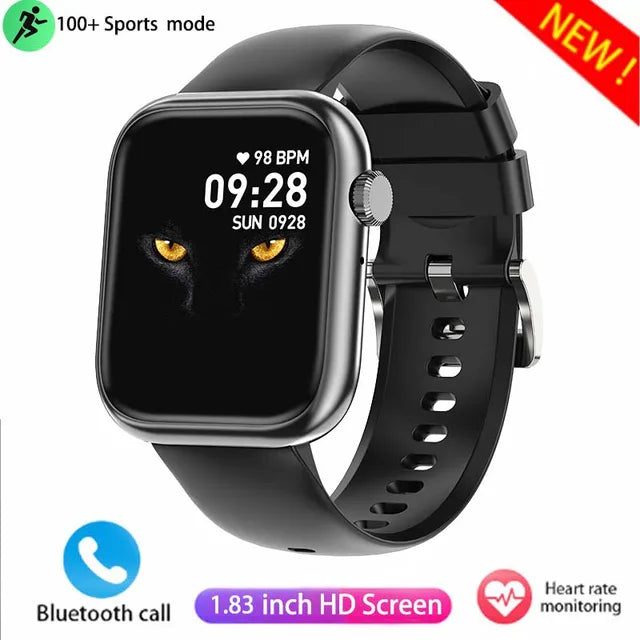 2024 HD Bluetooth Call Men's Smartwatch 100+ Sport Modes Waterproof Heart Rate Blood Oxygen Sports Tracking Women's smartwatch