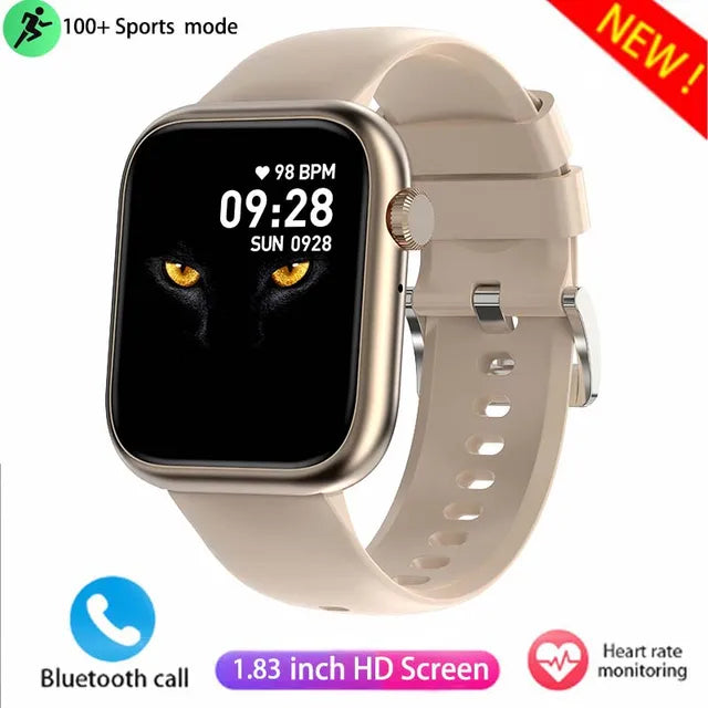 2024 HD Bluetooth Call Men's Smartwatch 100+ Sport Modes Waterproof Heart Rate Blood Oxygen Sports Tracking Women's smartwatch