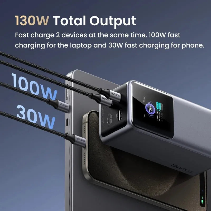 ultra-large capacity 25000mAh Battery Portable PowerBank for Tablet 200WSuper fast charging