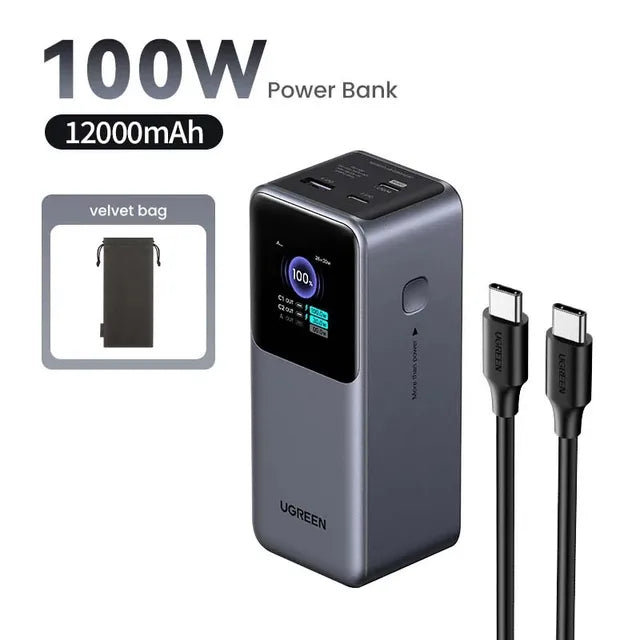 ultra-large capacity 25000mAh Battery Portable PowerBank for Tablet 200WSuper fast charging