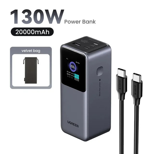 ultra-large capacity 25000mAh Battery Portable PowerBank for Tablet 200WSuper fast charging